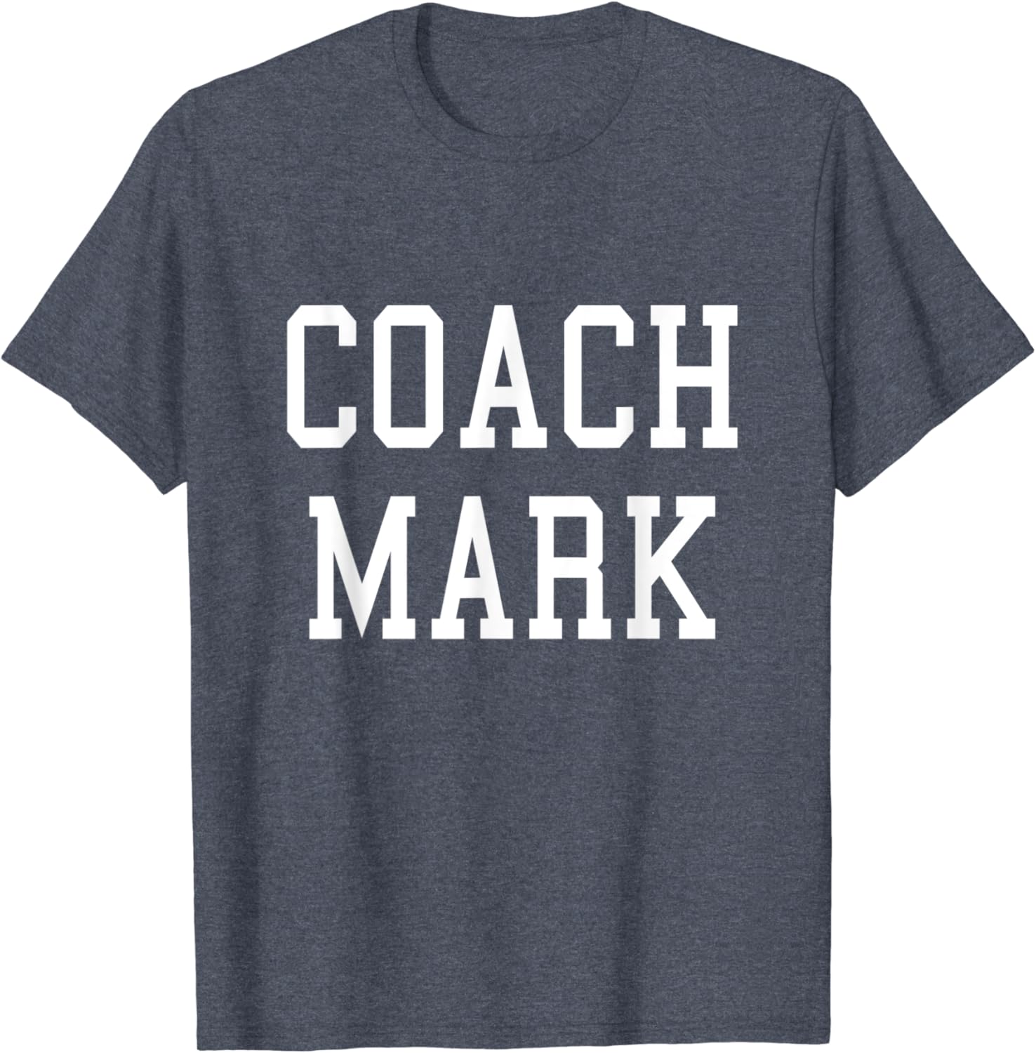 Coach Mark Custom Football Soccer Baseball Team TShirt